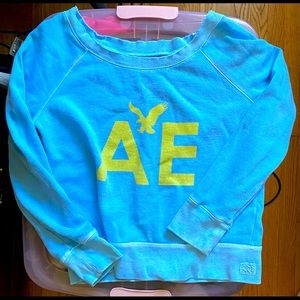 American Eagle Sunwashed Crewneck Sweatshirt sz M